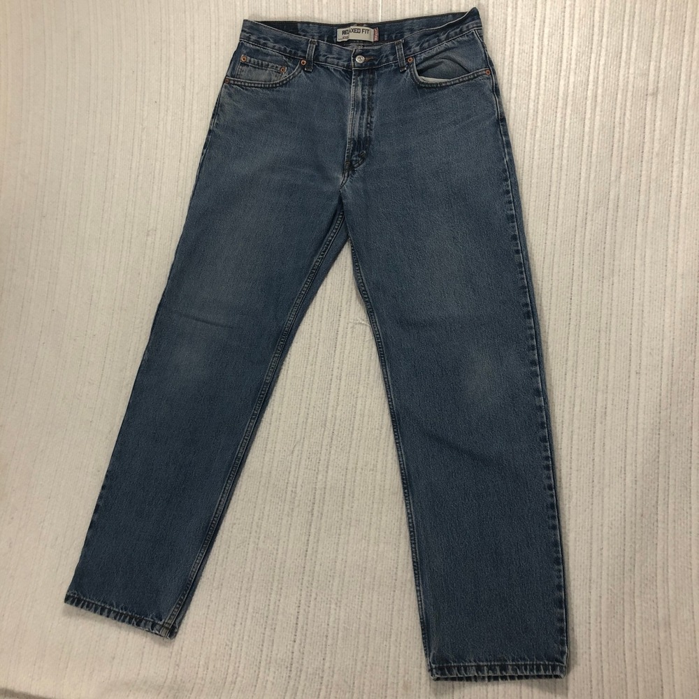 Levi's 550 Relaxed Fit Jeans‎ Mens W36 L34 Blue Denim Casual Pants